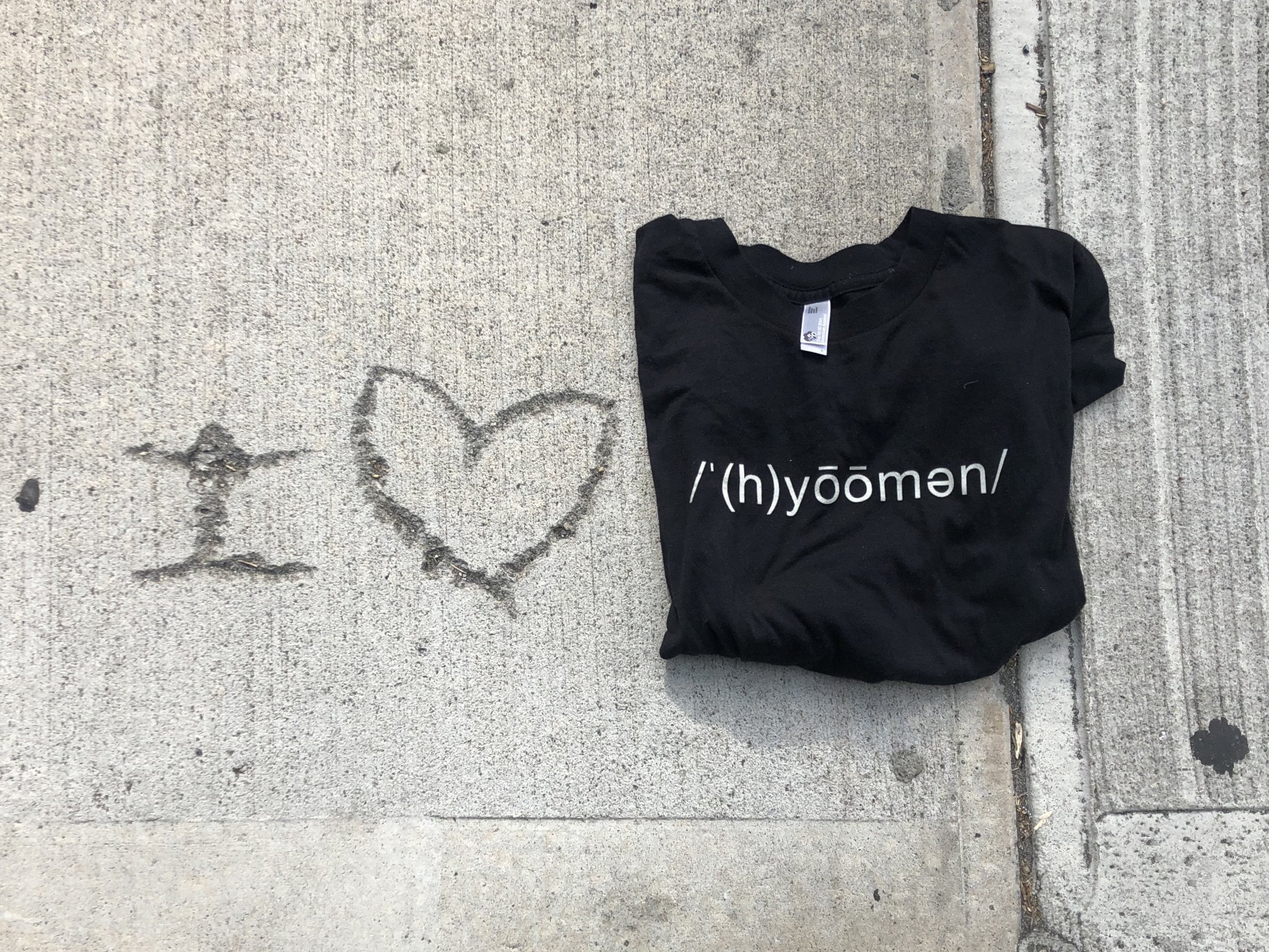 Human women's t-shirt