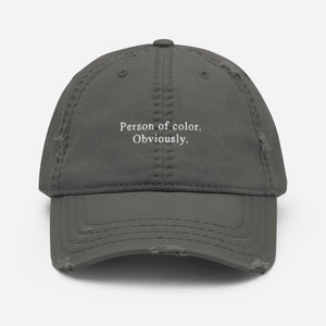 Person of color hat