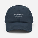 Person of color hat