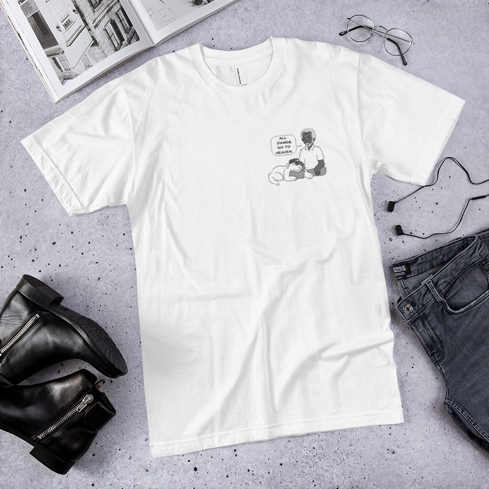 All dawgs go to heaven t-shirt
