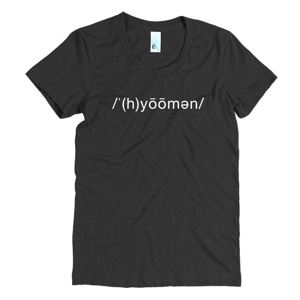 Human women's t-shirt