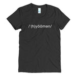 Human women's t-shirt